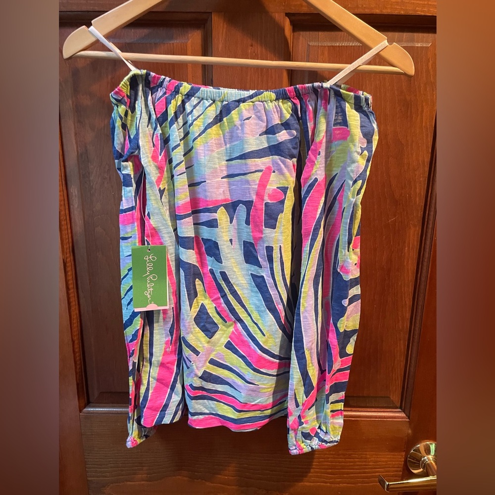 Lilly Pulitzer new with tags ENNA knit top, size xs, multicolored resort wear